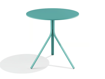 MELIK - Round powder coated steel table by BABEL D - view 2